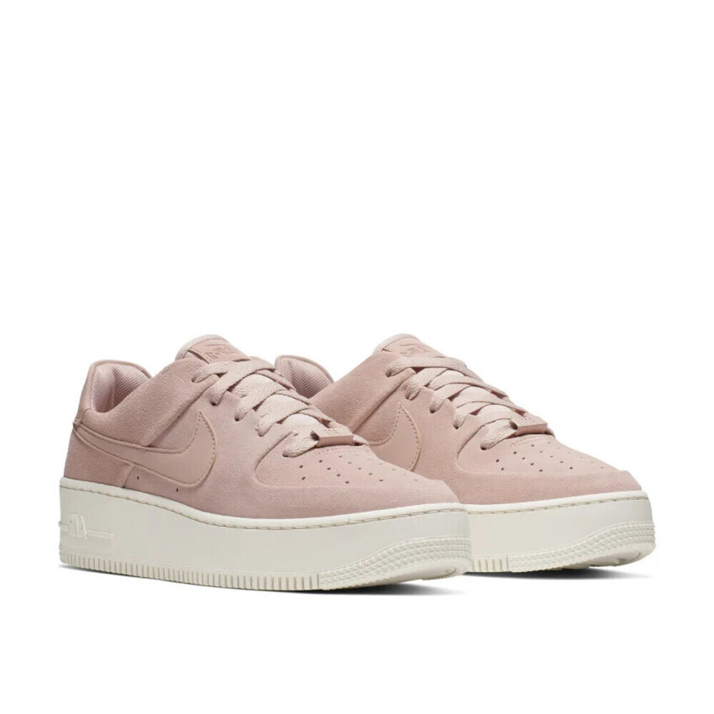 Nike Air Force 1 Sage Low AR5339-201 Sneakers Womens Beige Platform Shoes TF1686